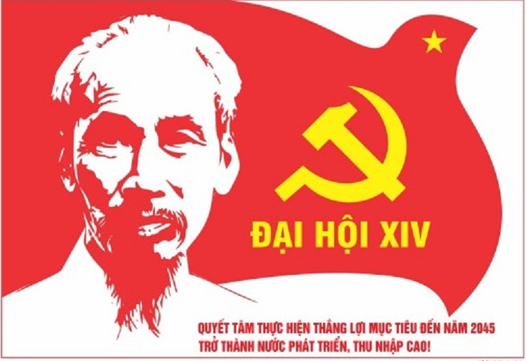 17 tranh cổ động tuyên truyền Đại hội XIV của Đảng