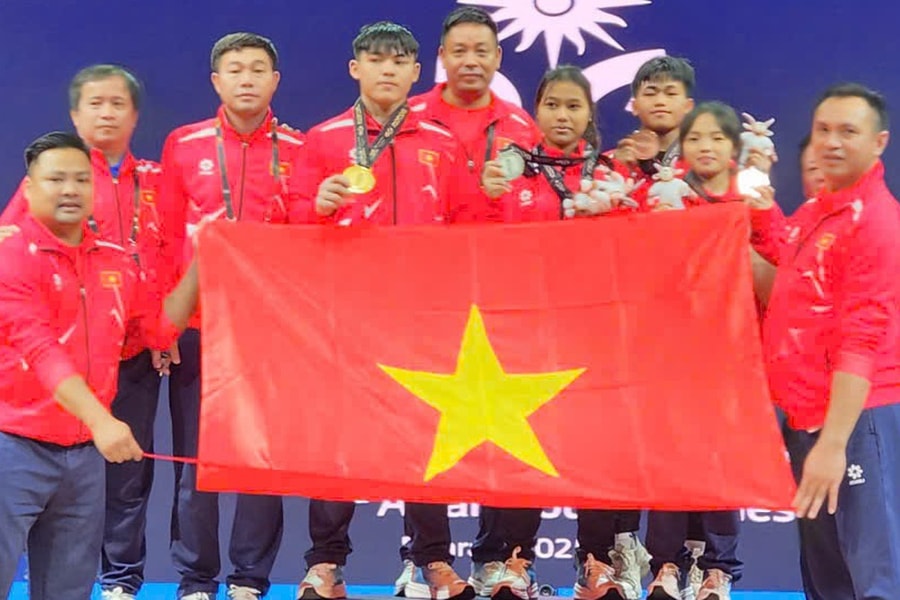 Cử tạ là niềm tự hào của thể thao Việt Nam tại Đại hội Thể thao trẻ châu Á