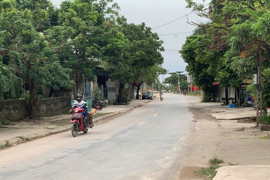 Dự án đường 390B còn vướng mặt bằng ở xã Hà Bắc