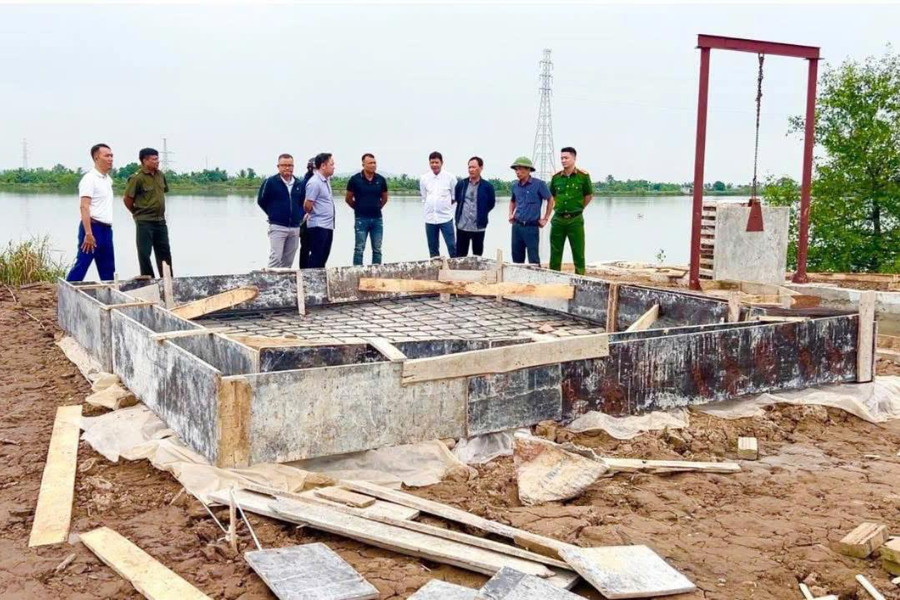 Xã Quyết Thắng kiên quyết xử lý vi phạm đất đai, trật tự xây dựng