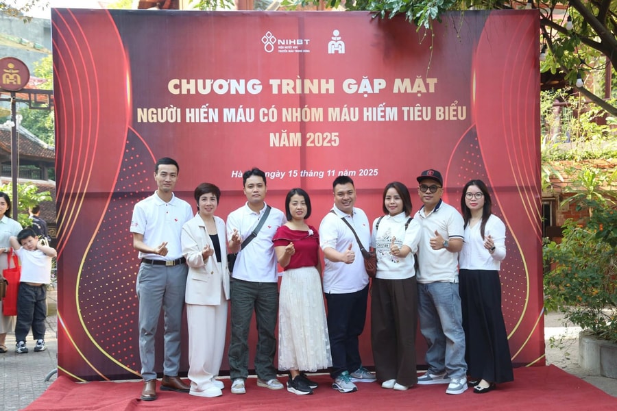 Vinh danh những người hiến máu có nhóm máu hiếm tiêu biểu
