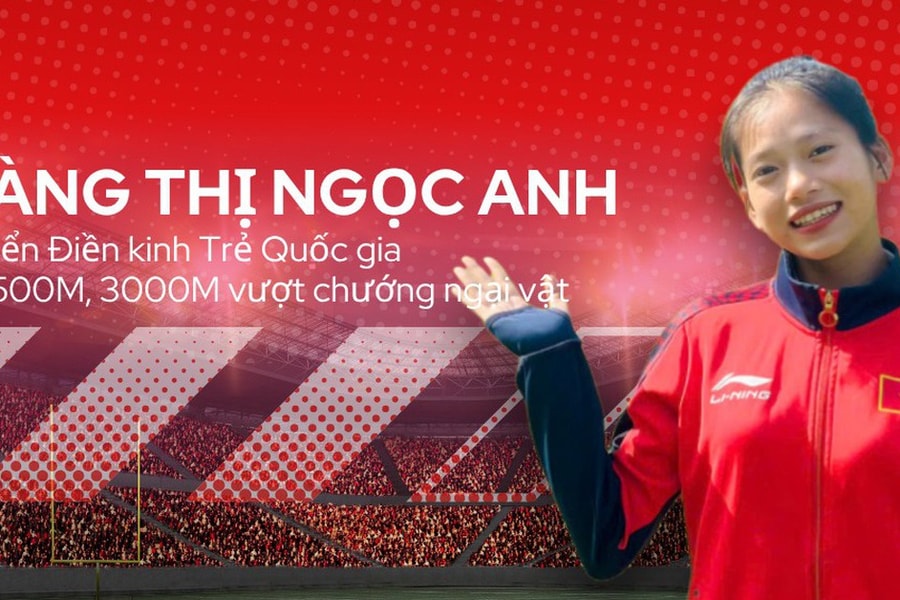 Hoàng Thị Ngọc Anh giành huy chương vàng giải điền kinh Đông Nam Á