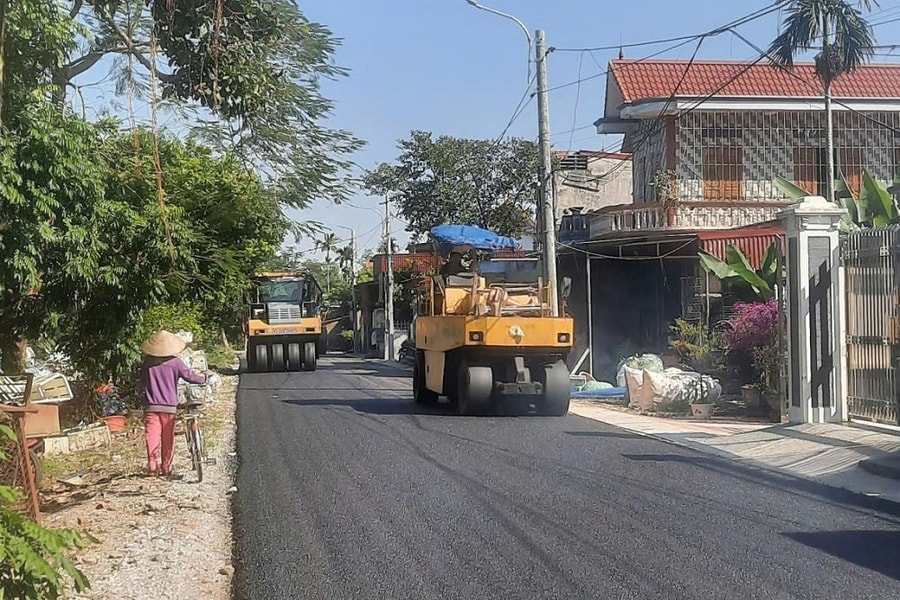 Xã Vĩnh Hải hoàn thành các công trình giao thông nông thôn mới kiểu mẫu trước ngày 15/12