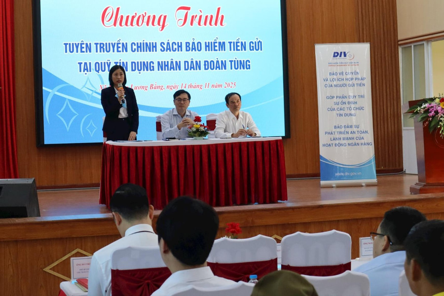Hơn 2.800 người được phổ biến chính sách bảo hiểm tiền gửi