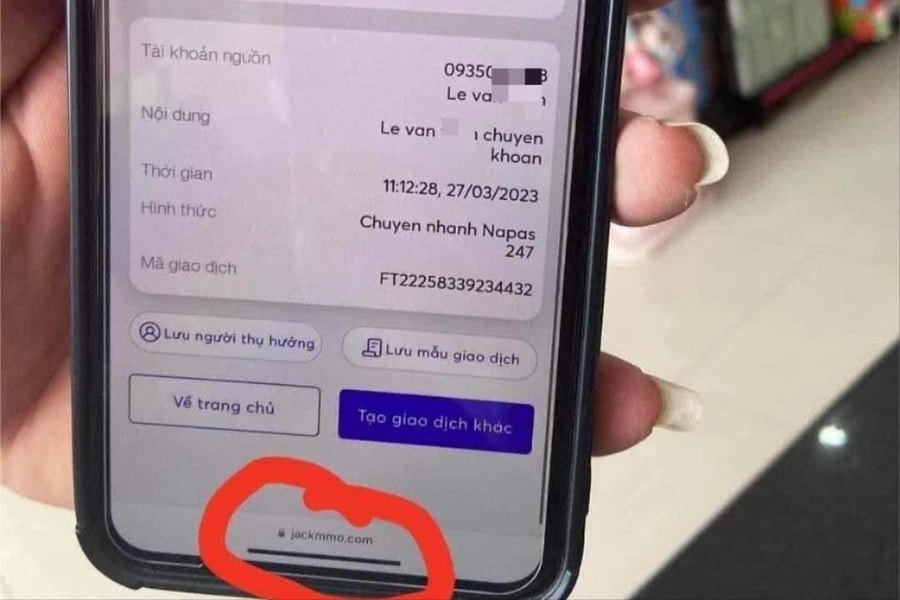 Đề phòng hoá đơn chuyển khoản giả