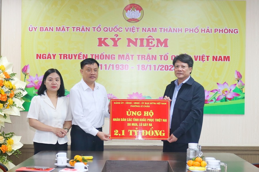 Hai Phong Fatherland Front calls for support to help residents overcome flood damage