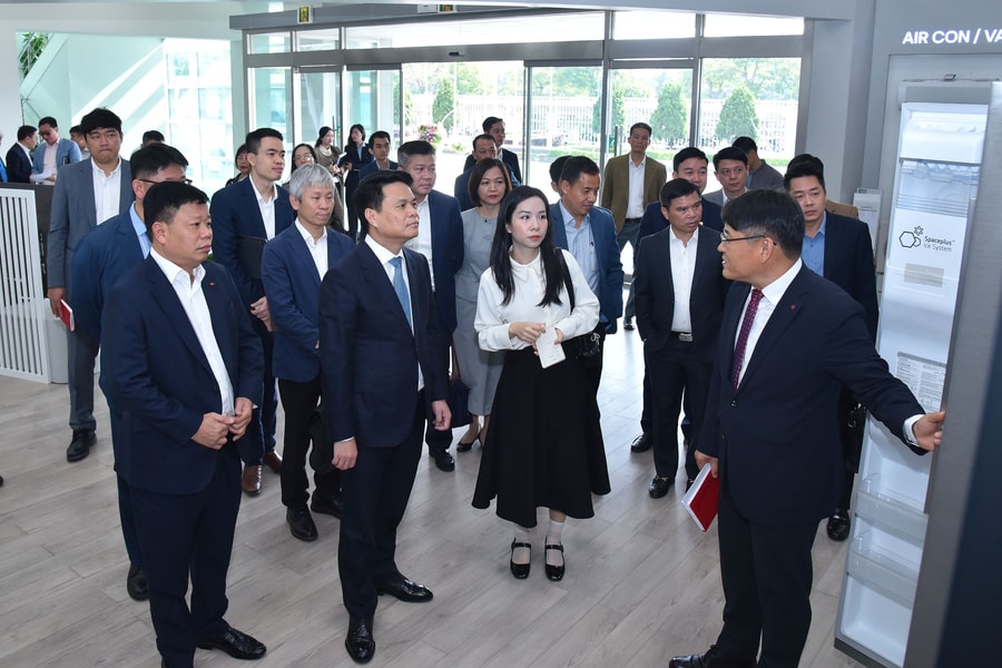 Hai Phong People’s Committee Chairman works with LG companies