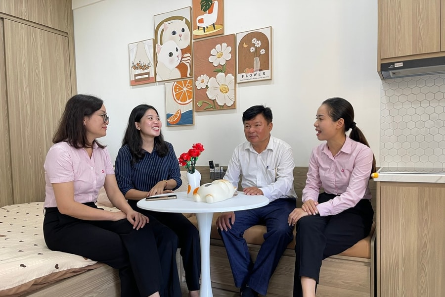 Promising home for workers from outside Hai Phong
