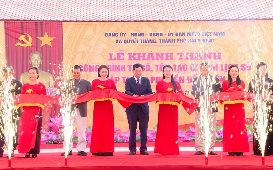 Hoàn thành tu bổ, tôn tạo đền Để Xuyên, xã Quyết Thắng