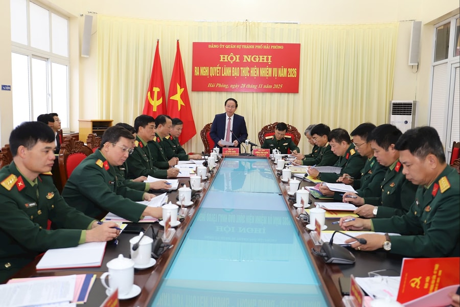 Đảng ủy Quân sự thành phố Hải Phòng lãnh đạo, chỉ đạo thực hiện tốt các nhiệm vụ