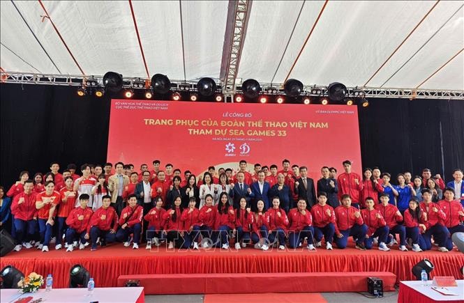 Ra mắt trang phục chính thức của Đoàn Thể thao Việt Nam tại SEA Games 33