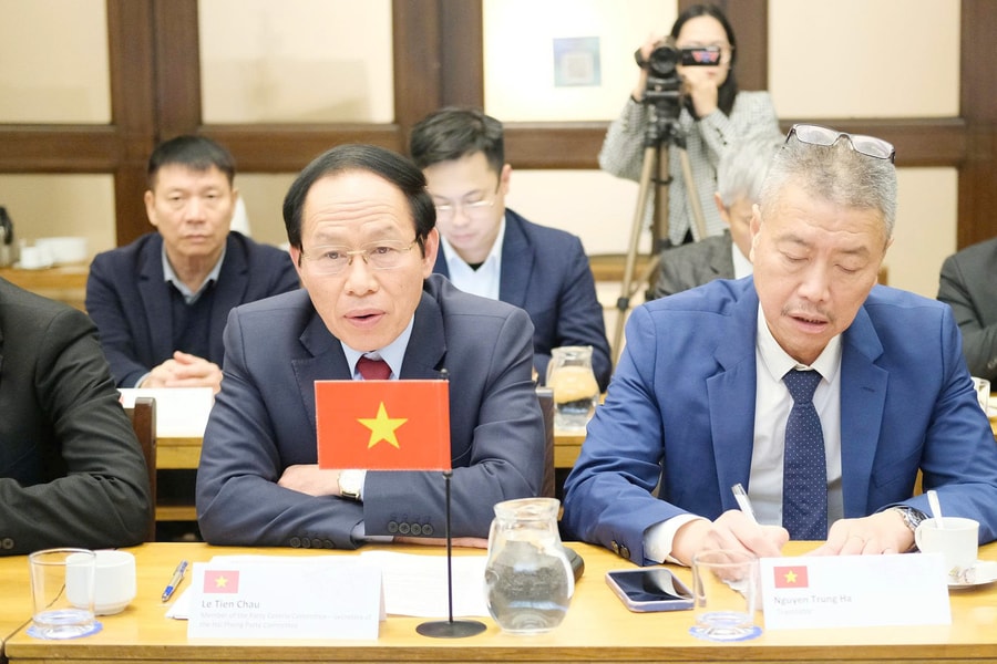 Hải Phòng sẵn sàng cung cấp hạ tầng, cơ chế hỗ trợ nhà đầu tư Séc