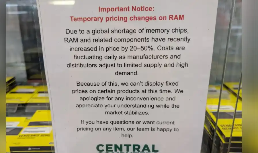 Giá RAM tăng nhanh hơn vàng, thị trường chip rơi vào hỗn loạn