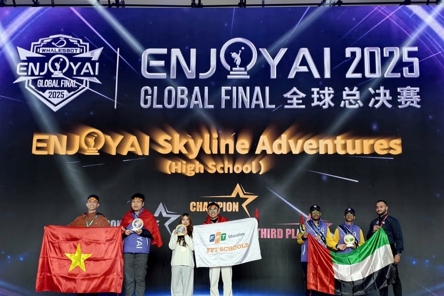 Việt Nam thắng lớn tại cuộc thi quốc tế Enjoy AI 2025