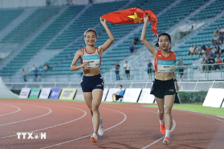 Nguyễn Thị Oanh giành huy chương vàng thứ 29 cho thể thao Việt Nam tại SEA Games 33