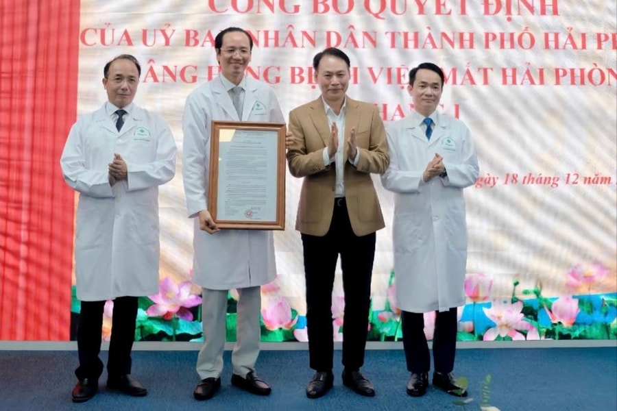 Bệnh viện Mắt Hải Phòng vượt 22% chỉ tiêu phẫu thuật