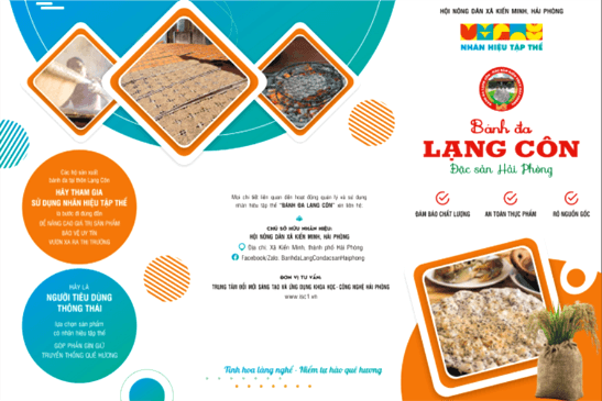 Phát triển nhãn hiệu tập thể 'Bánh đa Lạng Côn'