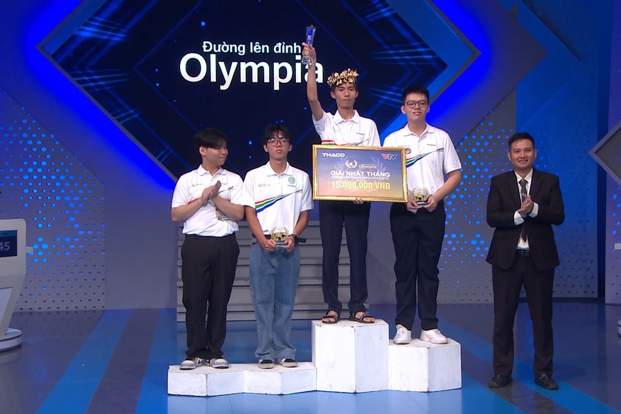 Nam sinh Trường THPT Nam Sách vào vòng thi quý I Đường lên đỉnh Olympia