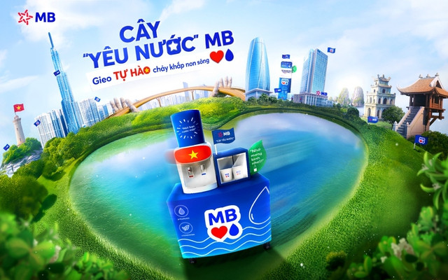 Chương trình 'Cây yêu nước' phủ xanh hơn 300 chi nhánh MB: Gieo tự hào chảy khắp non sông
