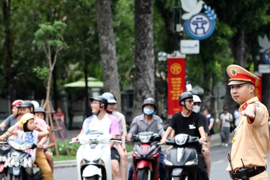 Phân luồng giao thông phục vụ Đại hội Thi đua yêu nước toàn quốc lần thứ XI