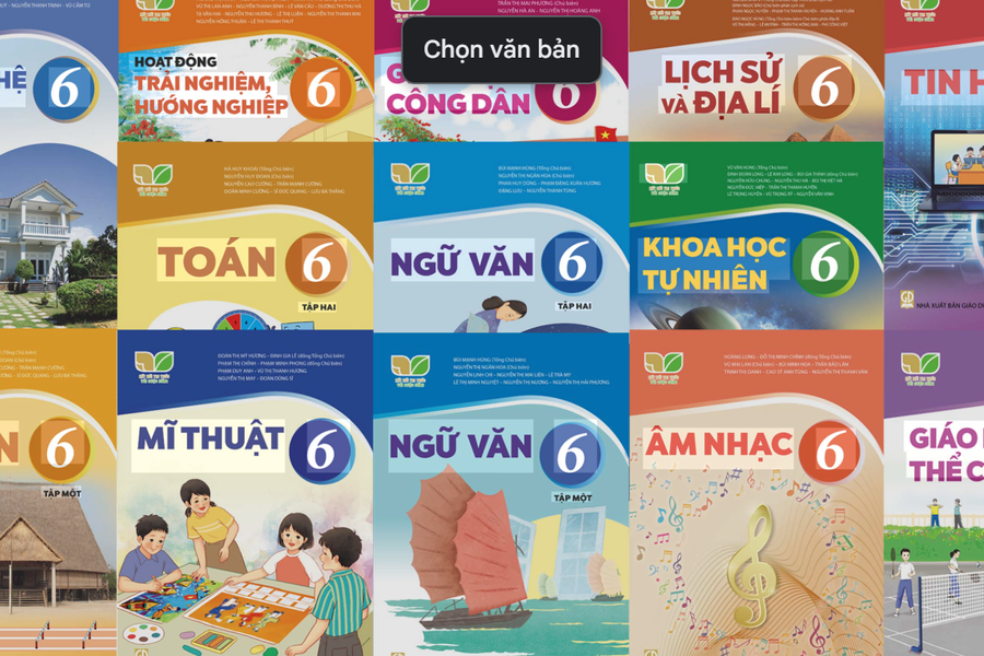 Chính thức công bố bộ sách giáo khoa sử dụng thống nhất toàn quốc