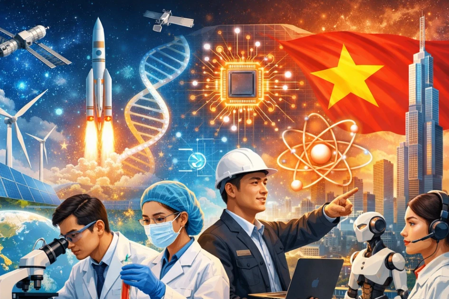 Giá trị đóng góp vào GDP của ngành khoa học và công nghệ ước đạt 1.443.769 tỷ đồng