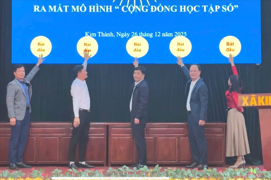 Kim Thành ra mắt mô hình 'Cộng đồng học tập số'