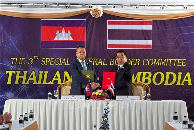 Việt Nam hoan nghênh Campuchia và Thái Lan ký Tuyên bố chung