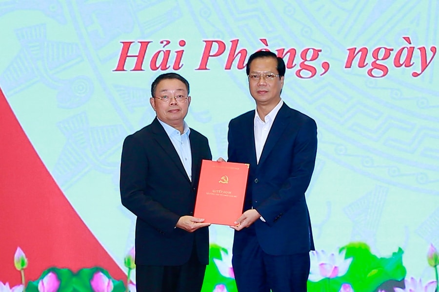 Đồng chí Nguyễn Anh Tuấn giữ chức Chủ nhiệm Uỷ ban Kiểm tra Thành uỷ Hải Phòng