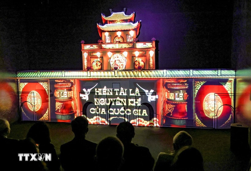 Ra mắt vở trình diễn 'Kinh đô Thăng Long' ứng dụng công nghệ 3D mapping