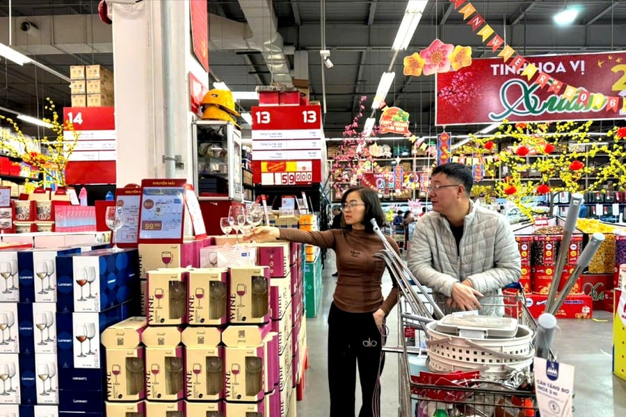 Hàng hóa phong phú, giá ổn định dịp Tết Dương lịch 2026