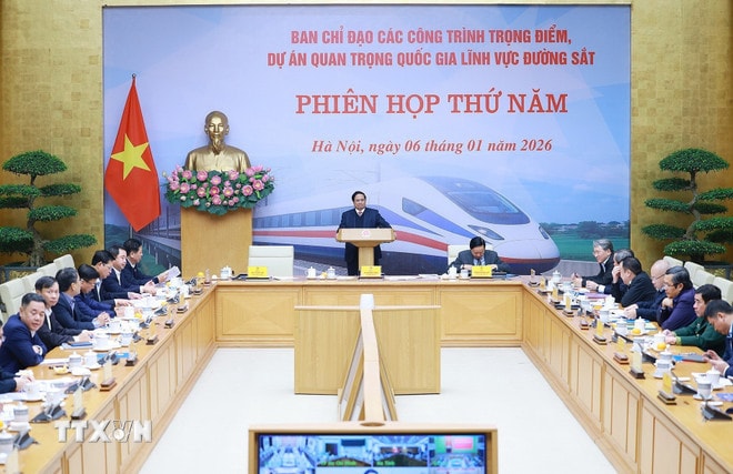 Triển khai các dự án đường sắt với quyết tâm chính trị cao, tinh thần trách nhiệm lớn, hành động quyết liệt