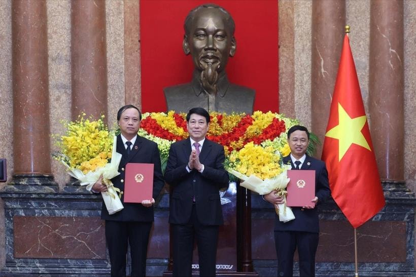 Chủ tịch nước trao quyết định bổ nhiệm Phó Chánh án Tòa án Nhân dân Tối cao