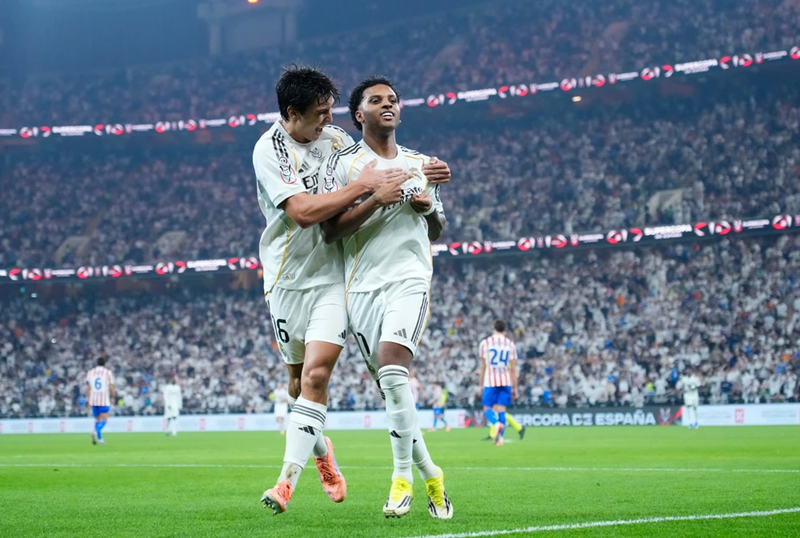 Real Madrid thắng Atletico, hẹn Barcelona ở chung kết Siêu cúp Tây Ban Nha