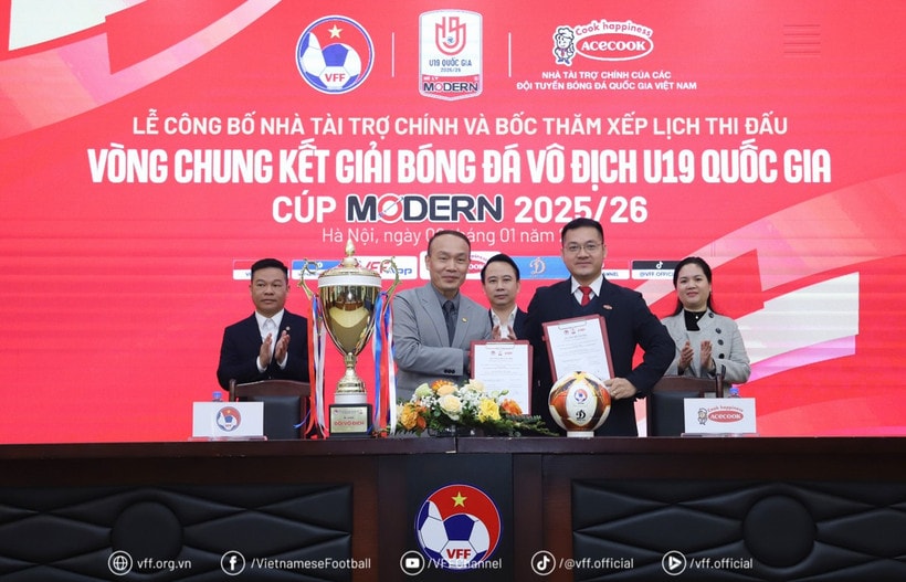 Lịch thi đấu Vòng chung kết U19 quốc gia 2025 - 2026