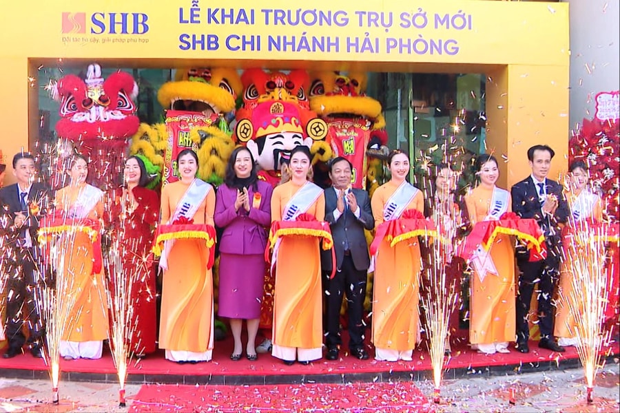 Ngân hàng TMCP Sài Gòn - Hà Nội khai trương trụ sở mới tại Hải Phòng