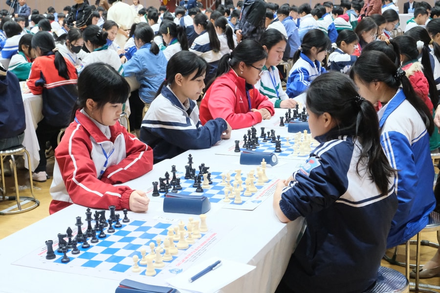 Phường Lê Thanh Nghị, xã Khúc Thừa Dụ nhất toàn đoàn Giải cờ vua học sinh tiểu học và THCS cấp thành phố