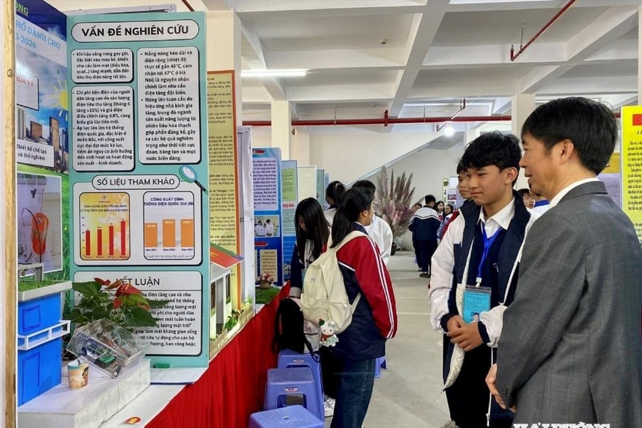 Thúc đẩy nghiên cứu khoa học, kỹ thuật trong học sinh trung học