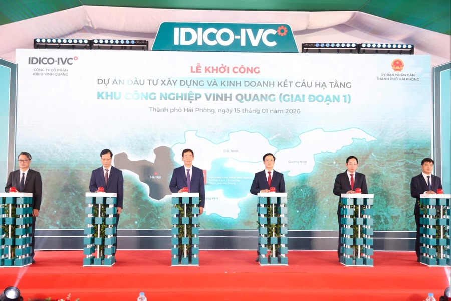 Hải Phòng khởi công xây dựng khu công nghiệp Vinh Quang (giai đoạn 1)