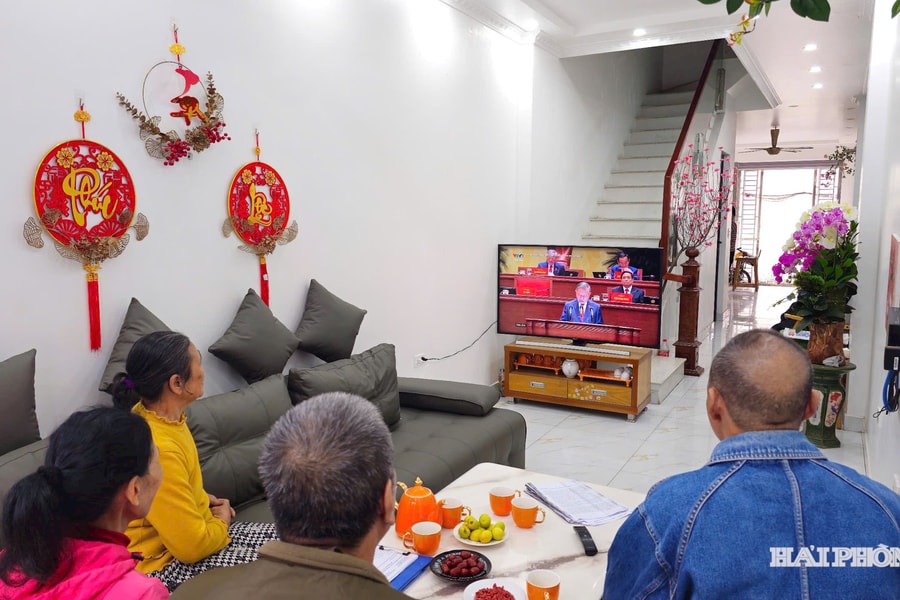 Người dân Hải Phòng hướng về Đại hội XIV của Đảng