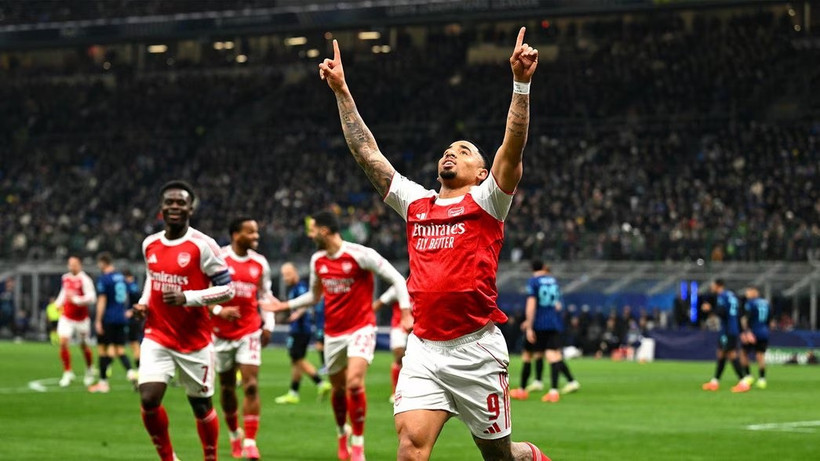 Arsenal dẫn đầu tuyệt đối Champions League sau 7 lượt trận