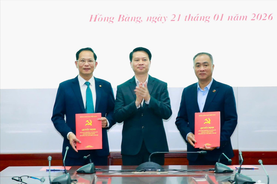 Đảng bộ phường Hồng Bàng tiếp nhận 2 tổ chức đảng với 240 đảng viên