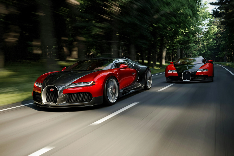 Bugatti FKP Hommage tri ân huyền thoại Veyron