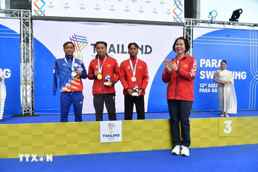 Tuyển bơi Việt Nam lập kỳ tích tại ASEAN Para Games 13