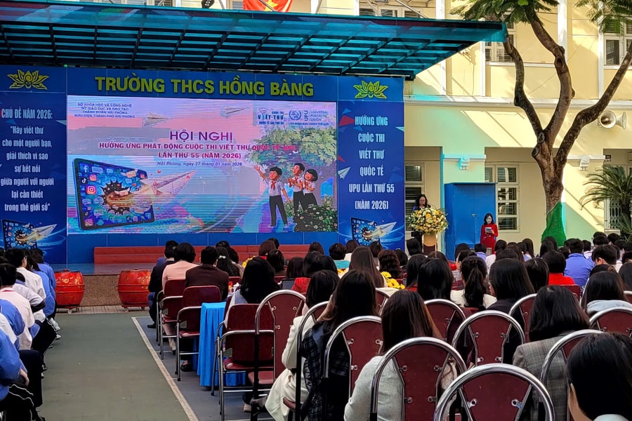 Hai Phong responds to the 55th International UPU Letter Writing Competition