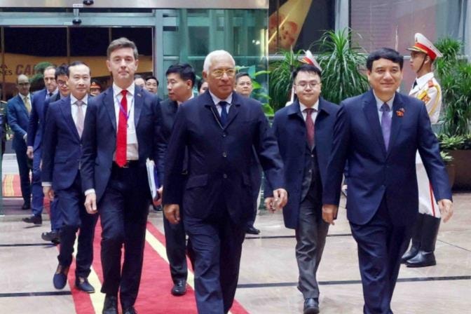 Chủ tịch Hội đồng châu Âu António Costa bắt đầu thăm chính thức Việt Nam