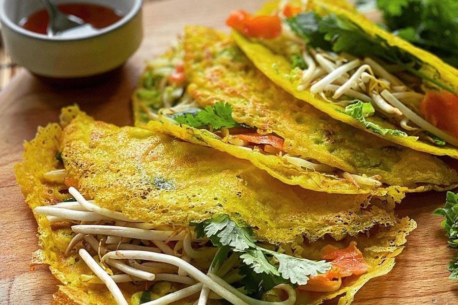 Giòn thơm hương vị bánh xèo Hải Phòng