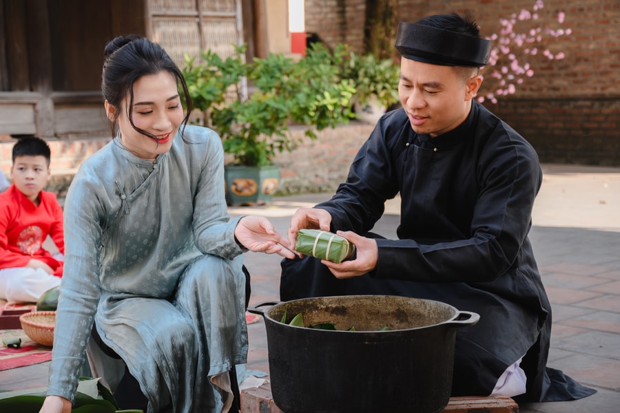 Sum vầy trong khung hình Tết truyền thống ở Hải Phòng