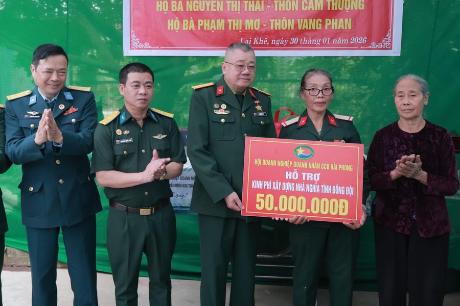 Hỗ trợ sữa chữa nhà ở cho hộ có hoàn cảnh khó khăn tại xã Lai Khê