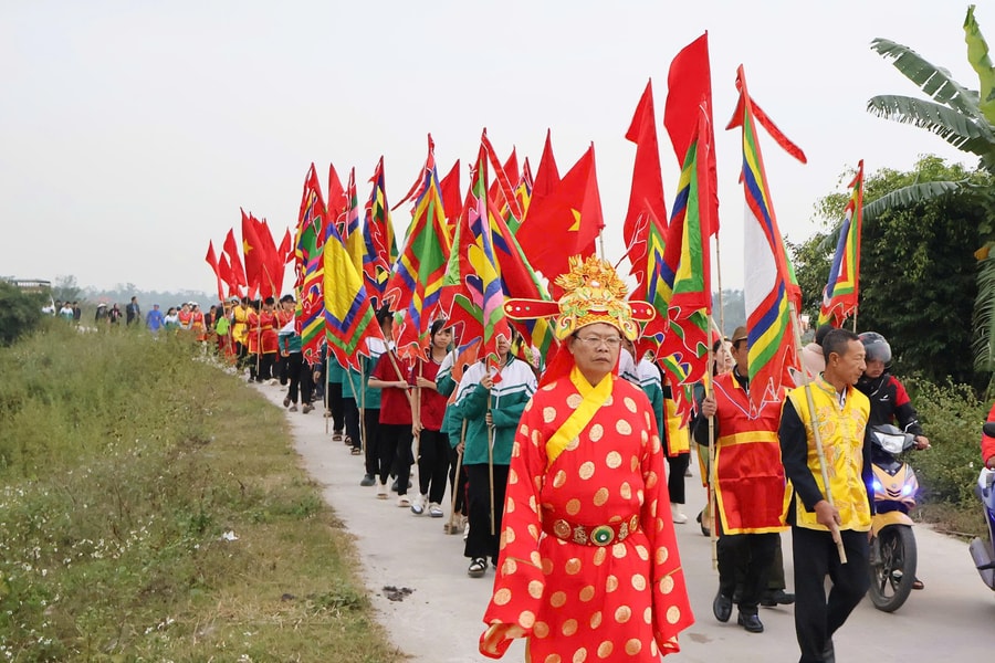 Độc đáo lễ hội truyền thống làng Cung Chúc